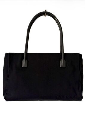 Miu Miu Black Structured Tote Bag